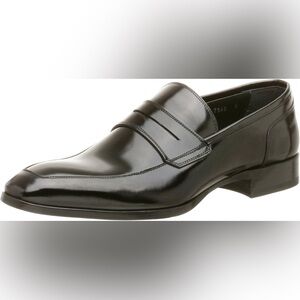 To Boot New York Adam Derrick Black Leather Nova Penny Loafers Size 9.5